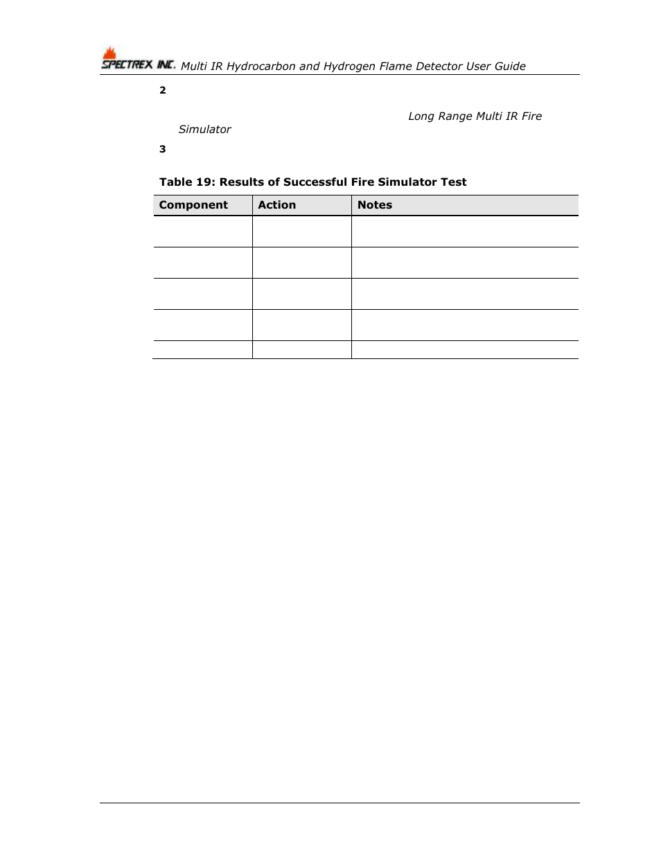 Spectrex 40/40M Multi IR Flame Detector User Manual | Page 48 / 80