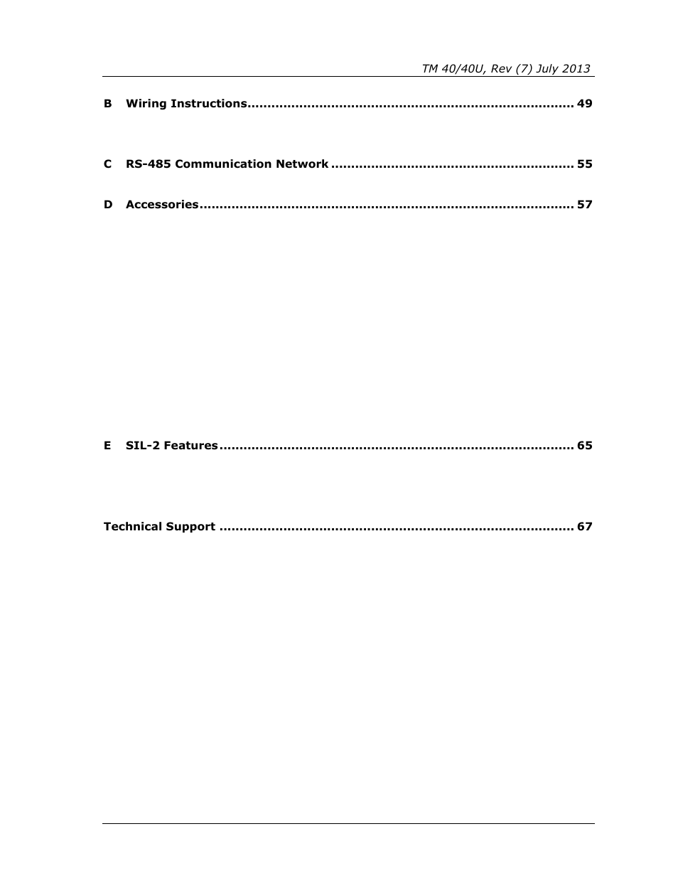 Spectrex 40/40U-UB - UV Flame Detector User Manual | Page 9 / 80