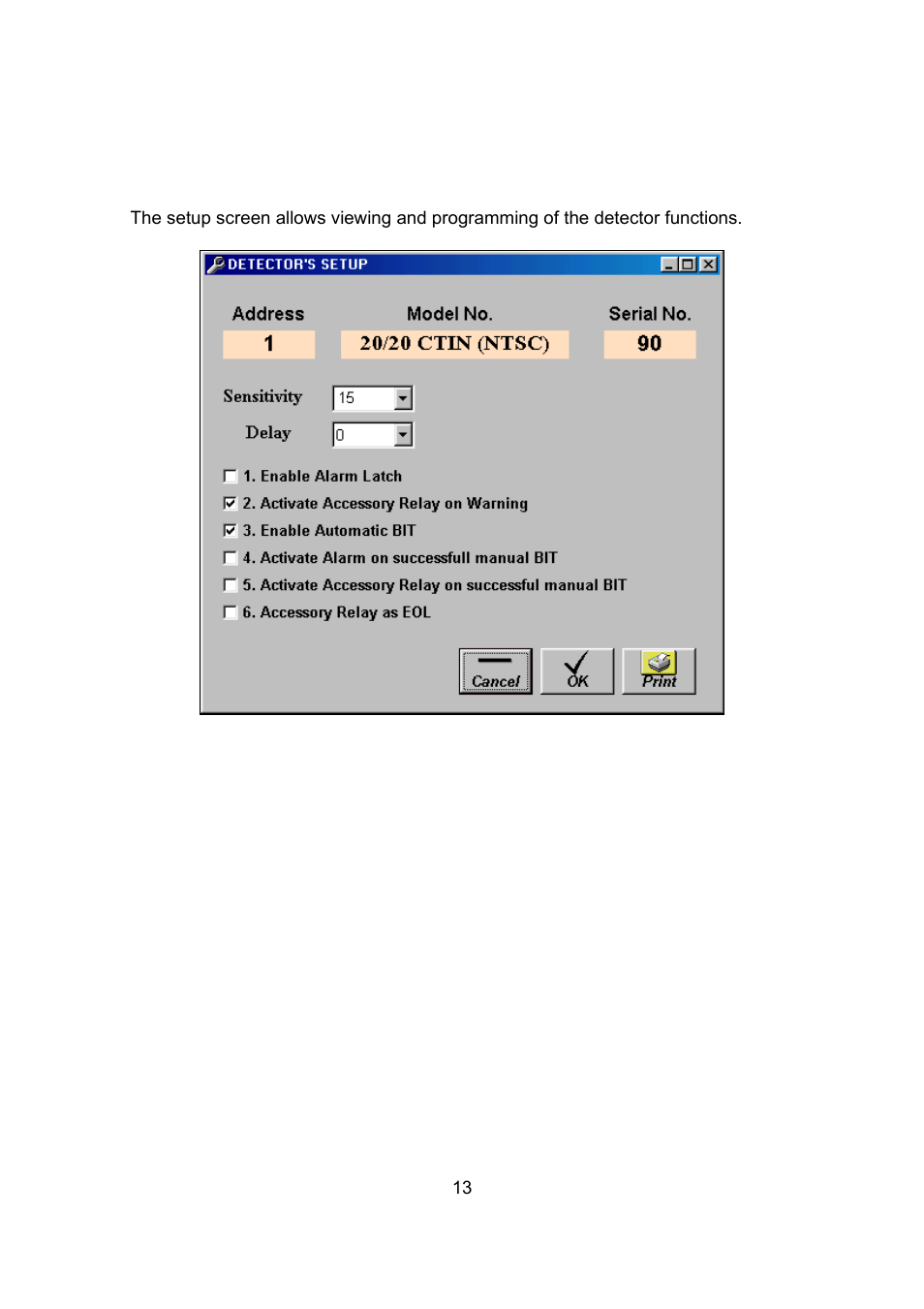 Spectrex 20/20CTIN-CTIP Flame Detector User Manual | Page 21 / 62