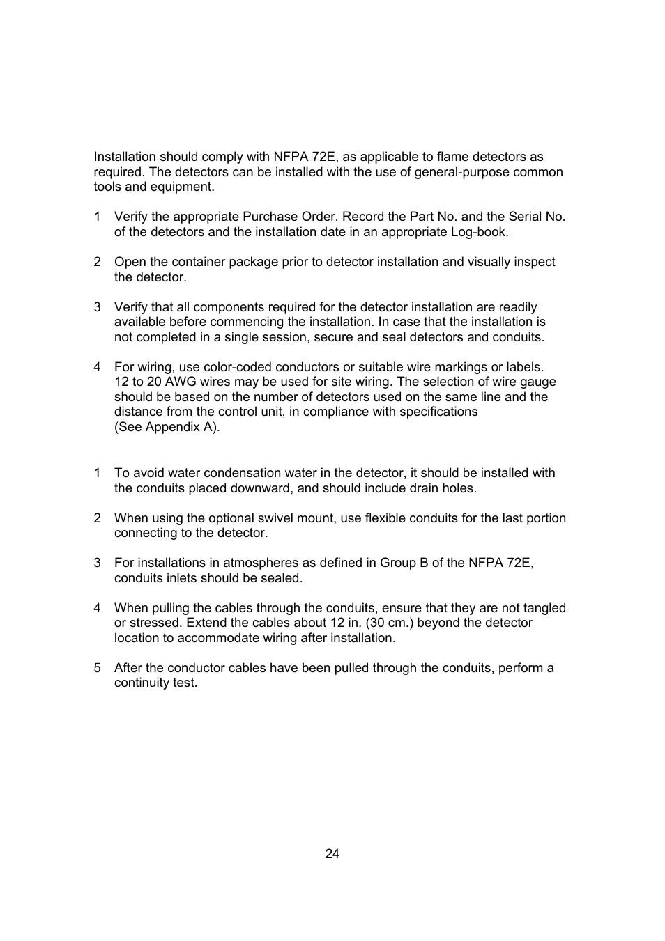 Spectrex 20/20CTIN-CTIP Flame Detector User Manual | Page 32 / 62