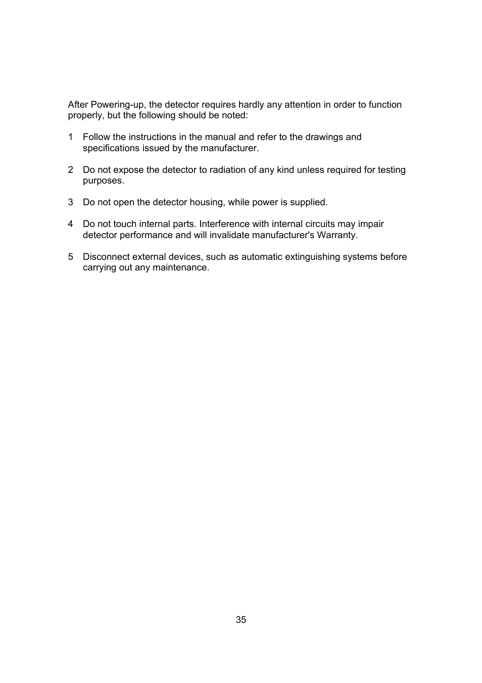 Spectrex 20/20CTIN-CTIP Flame Detector User Manual | Page 43 / 62