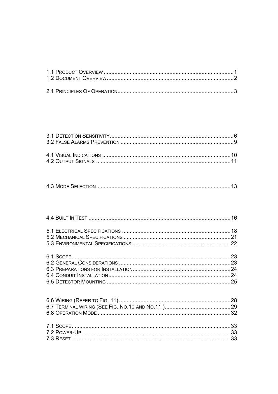 Spectrex 20/20CTIN-CTIP Flame Detector User Manual | Page 5 / 62