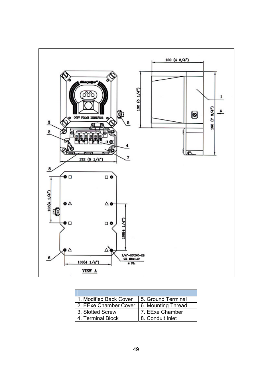 Spectrex 20/20CTIN-CTIP Flame Detector User Manual | Page 57 / 62