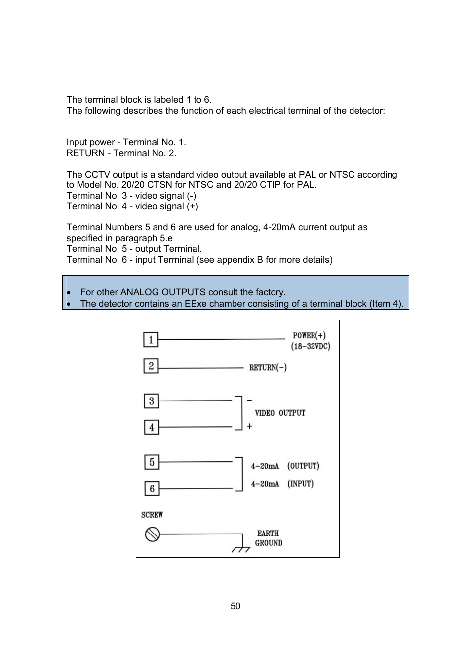 Spectrex 20/20CTIN-CTIP Flame Detector User Manual | Page 58 / 62