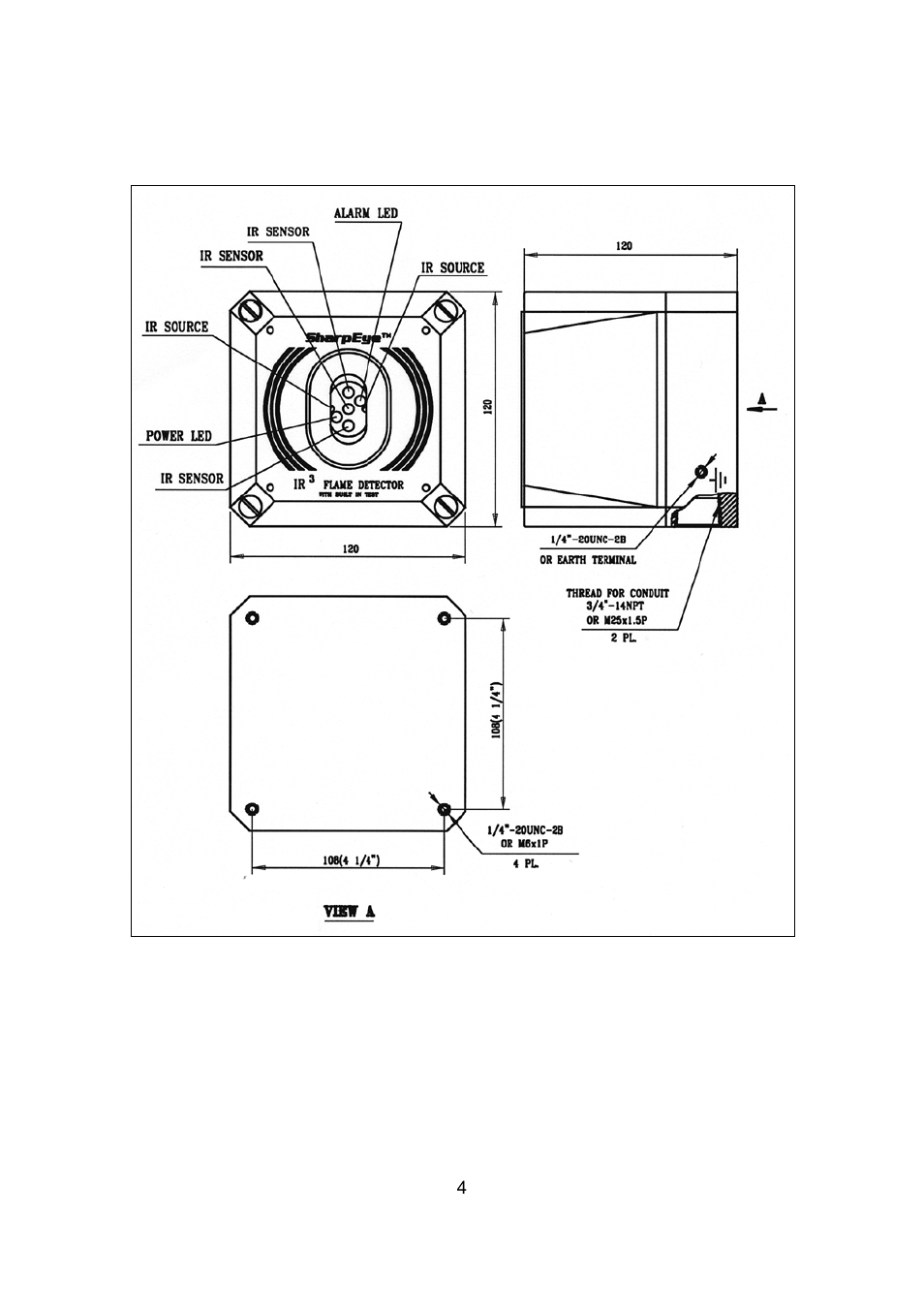 Spectrex 20/20SI Triple IR (IR3) Flame Detector User Manual | Page 12 / 62