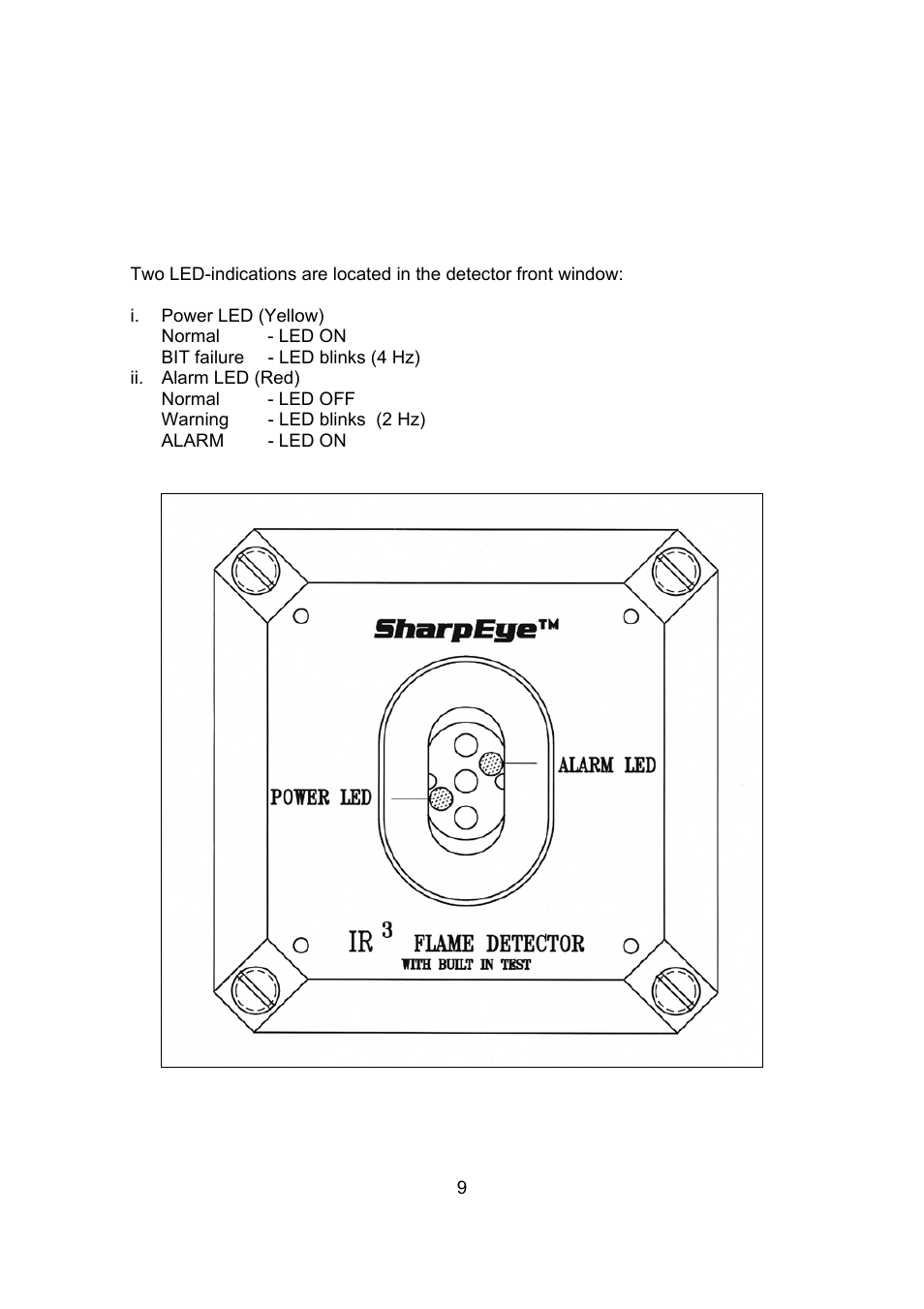 Operation | Spectrex 20/20SI Triple IR (IR3) Flame Detector User Manual | Page 17 / 62