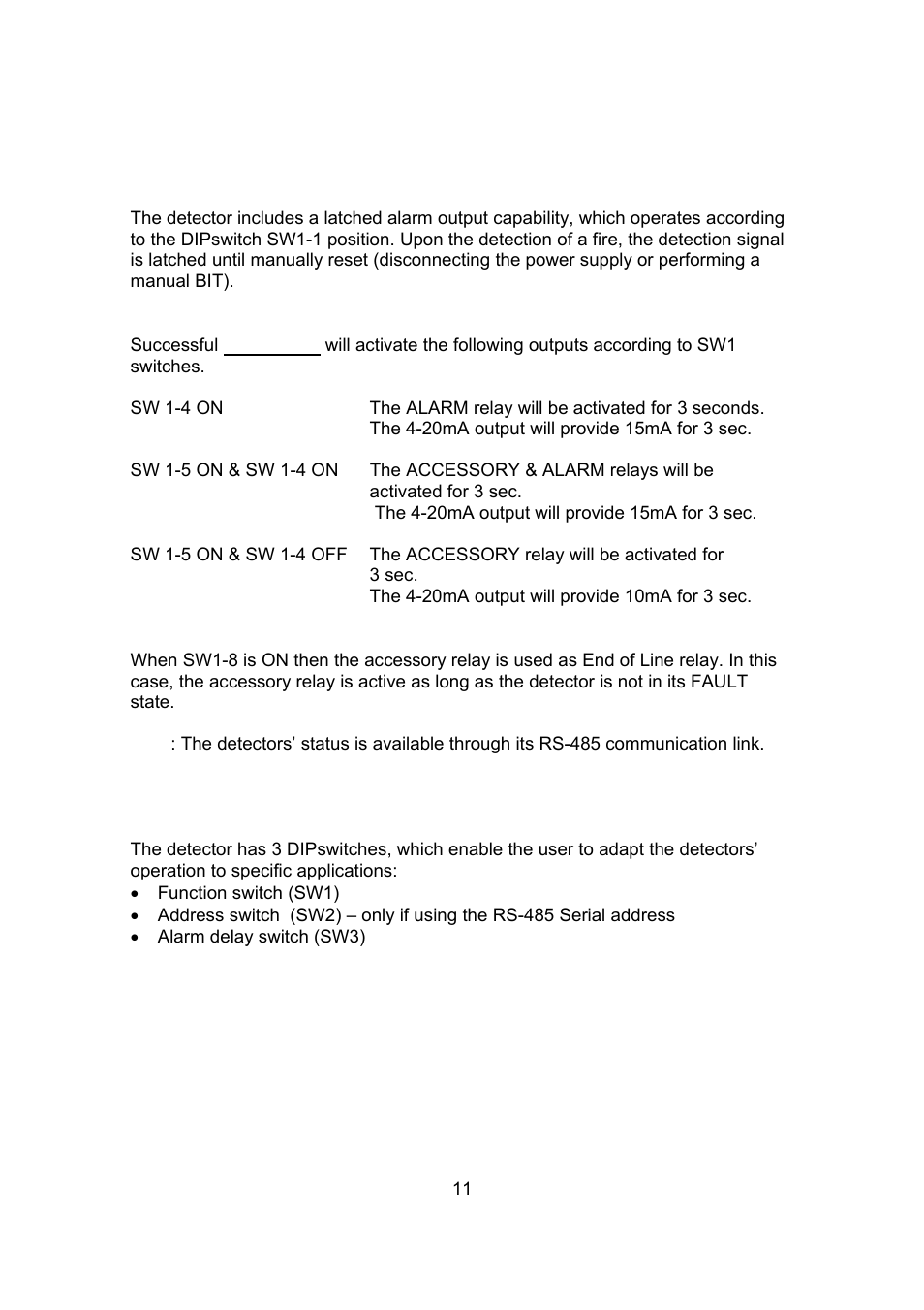 Spectrex 20/20SI Triple IR (IR3) Flame Detector User Manual | Page 19 / 62