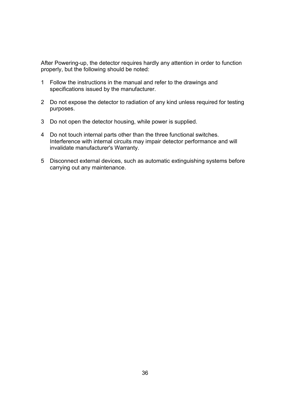 Spectrex 20/20SI Triple IR (IR3) Flame Detector User Manual | Page 44 / 62