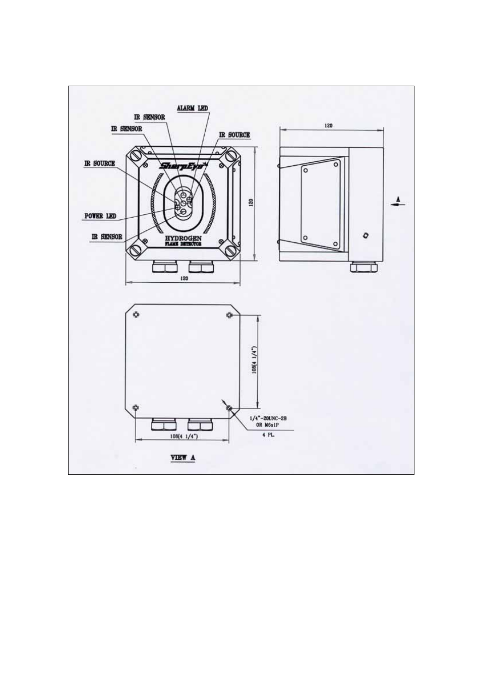 Spectrex 20/20SH - Hydrogen Flame Detector User Manual | Page 12 / 57