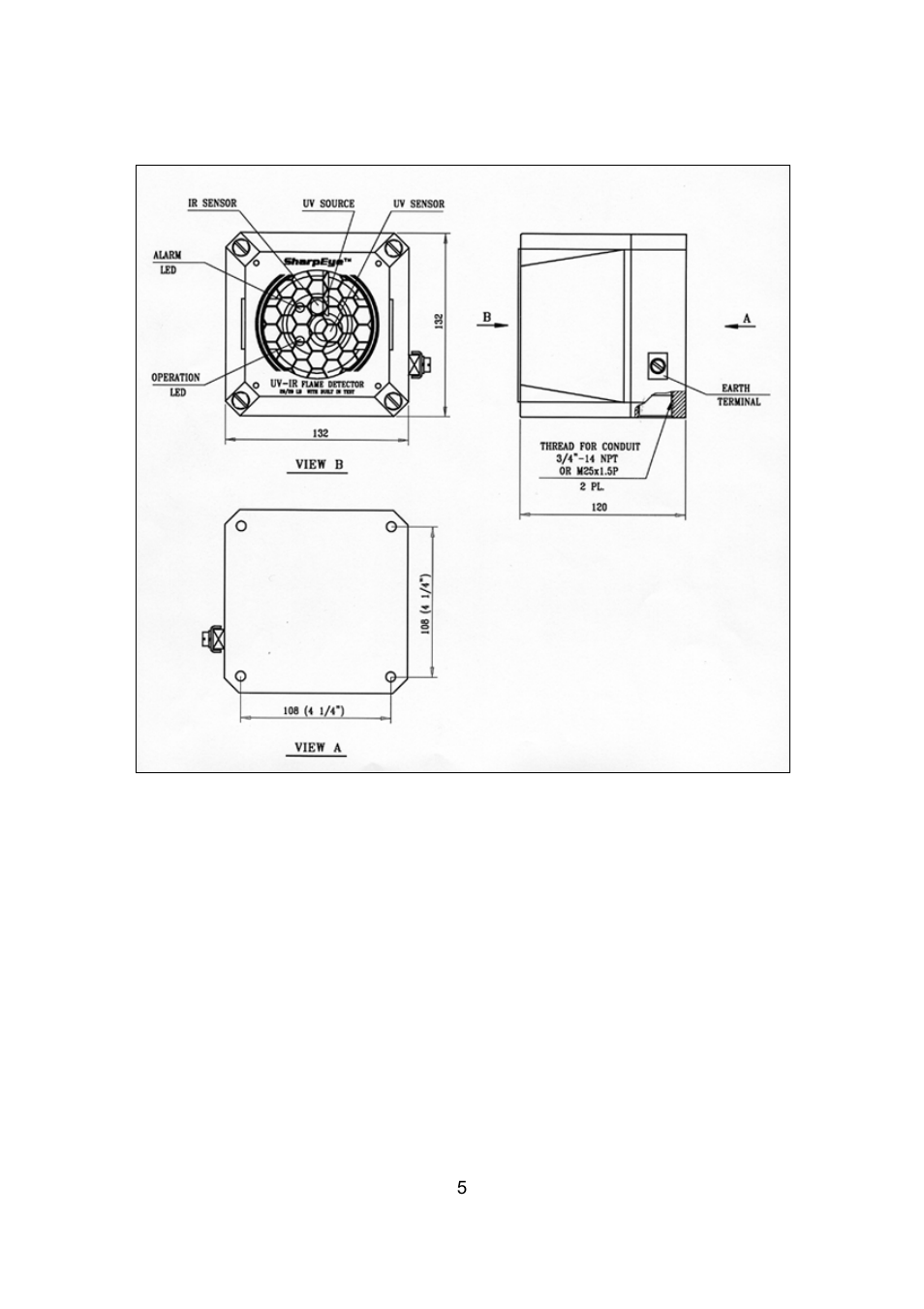 Spectrex 20/20L (LB) - UV/IR Flame Detector User Manual | Page 13 / 59