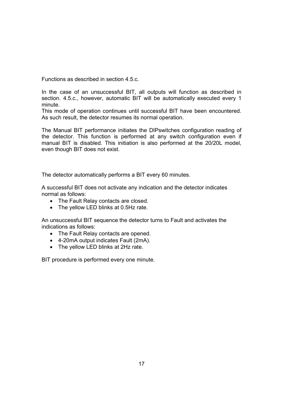 Spectrex 20/20L (LB) - UV/IR Flame Detector User Manual | Page 25 / 59