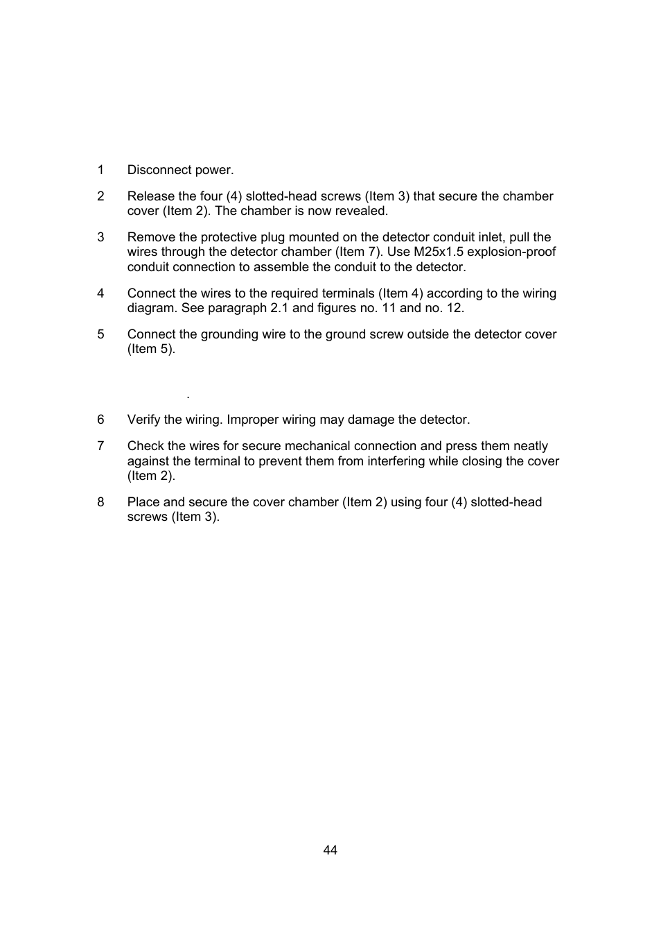 Spectrex 20/20L (LB) - UV/IR Flame Detector User Manual | Page 52 / 59