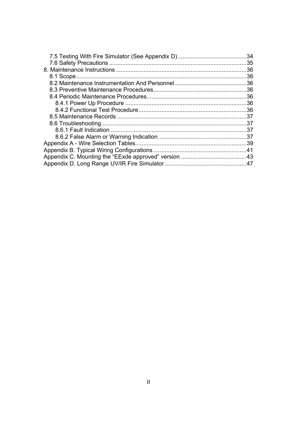 Spectrex 20/20L (LB) - UV/IR Flame Detector User Manual | Page 6 / 59