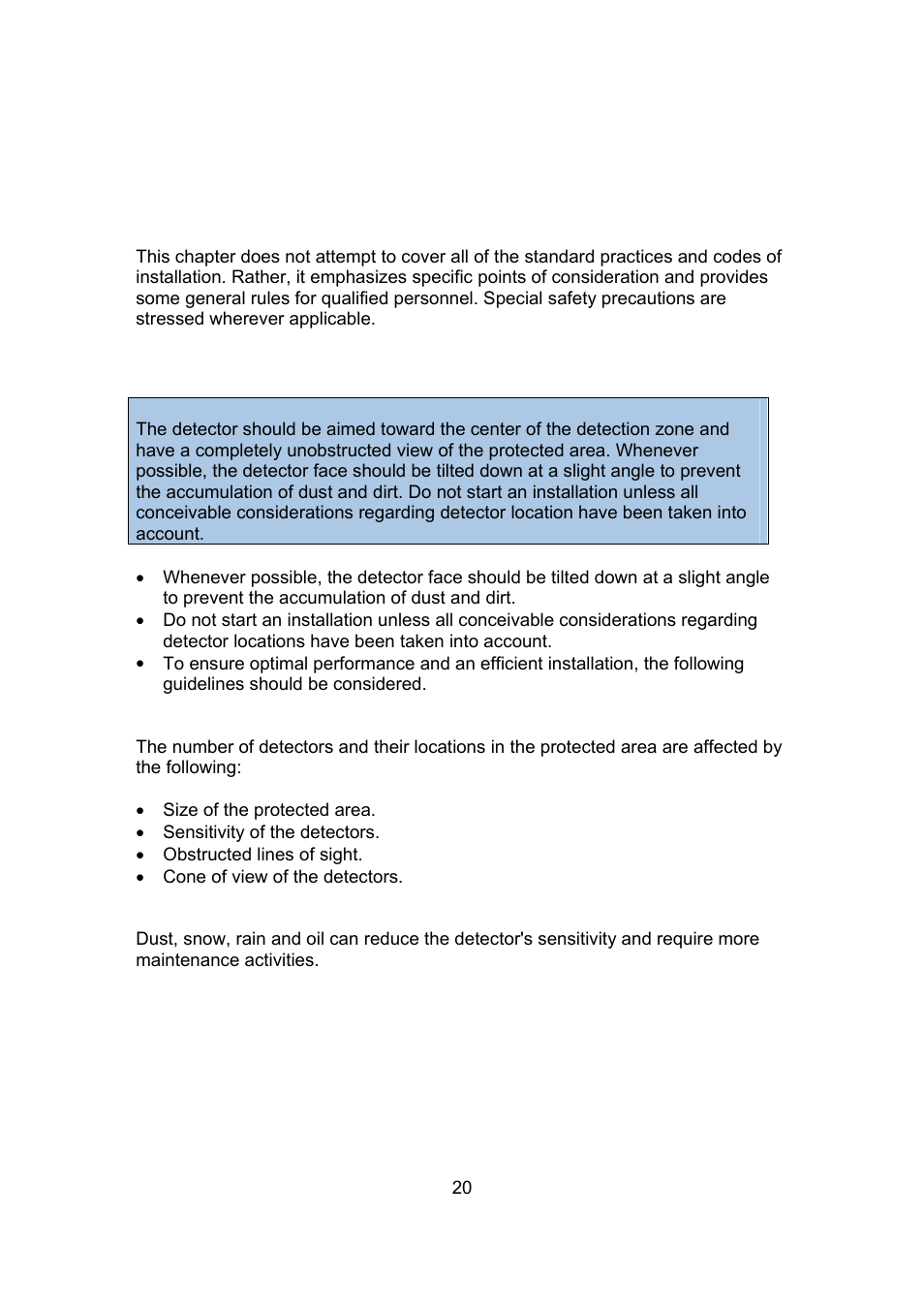 Installation instructions | Spectrex 20/20U (UB) - UV Flame Detector User Manual | Page 28 / 57