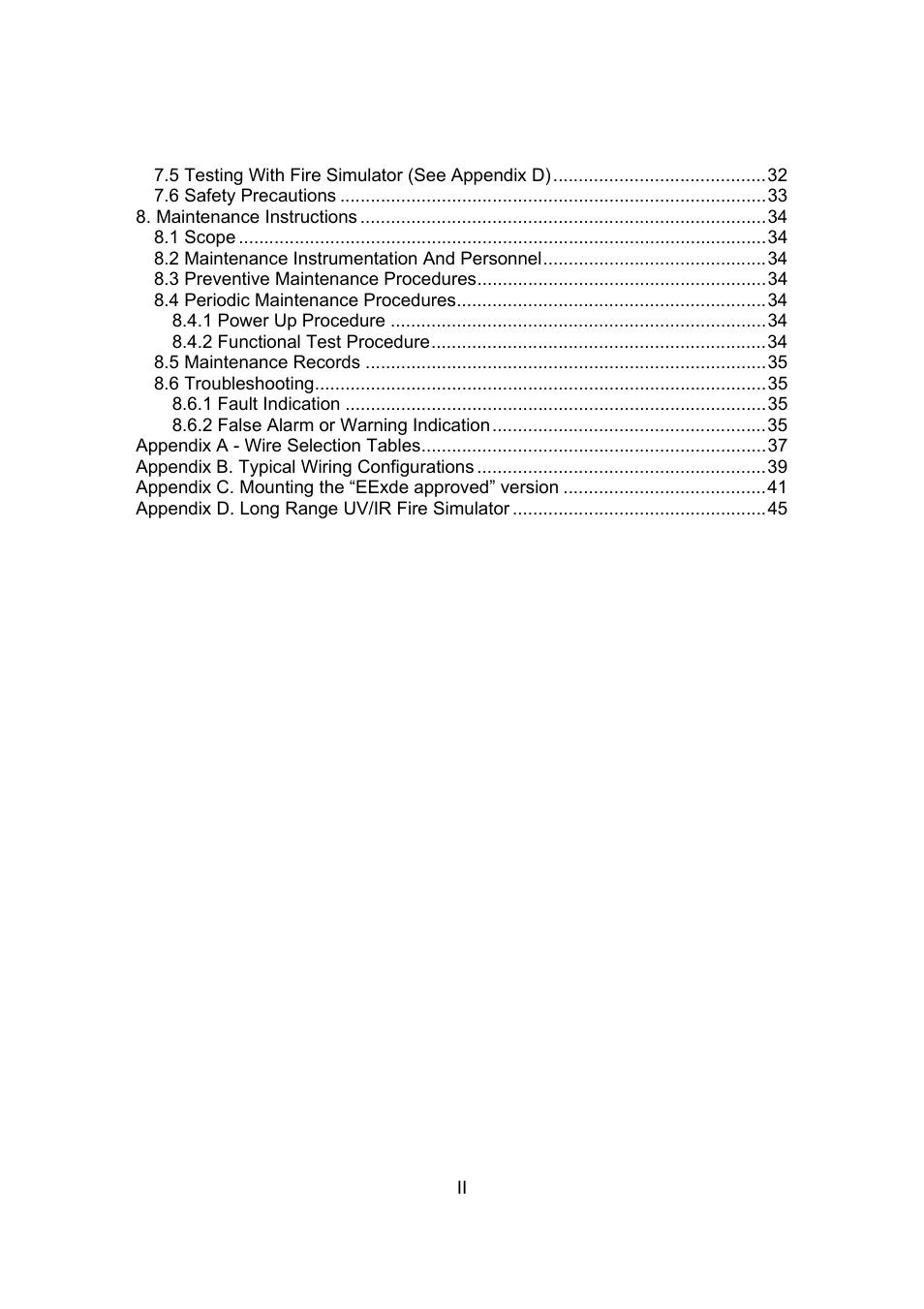 Spectrex 20/20U (UB) - UV Flame Detector User Manual | Page 6 / 57