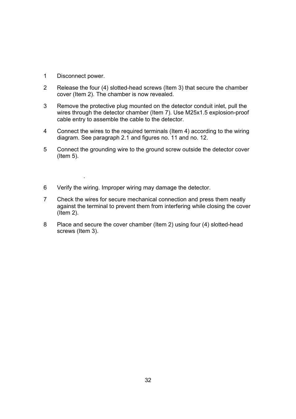 Spectrex 20/20F - Fast UV/IR Flame Detector User Manual | Page 38 / 45