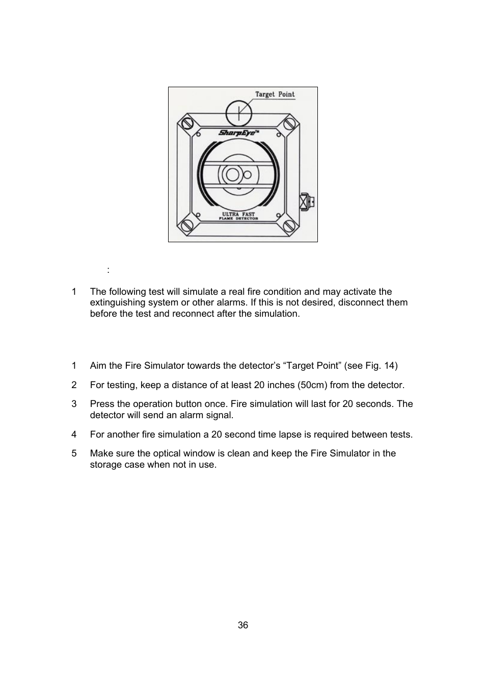 Spectrex 20/20F - Fast UV/IR Flame Detector User Manual | Page 42 / 45