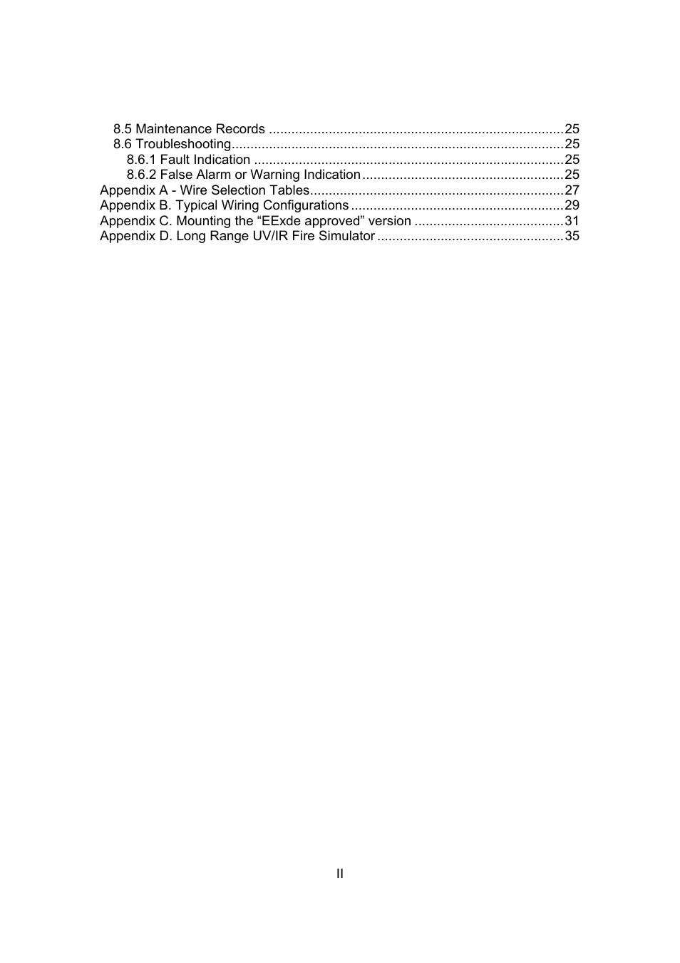 Spectrex 20/20F - Fast UV/IR Flame Detector User Manual | Page 6 / 45