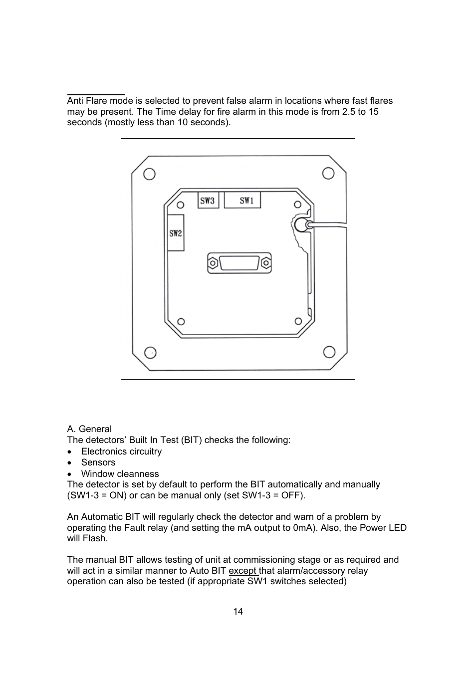 Spectrex 20/20R - Single IR Flame Detector User Manual | Page 22 / 62