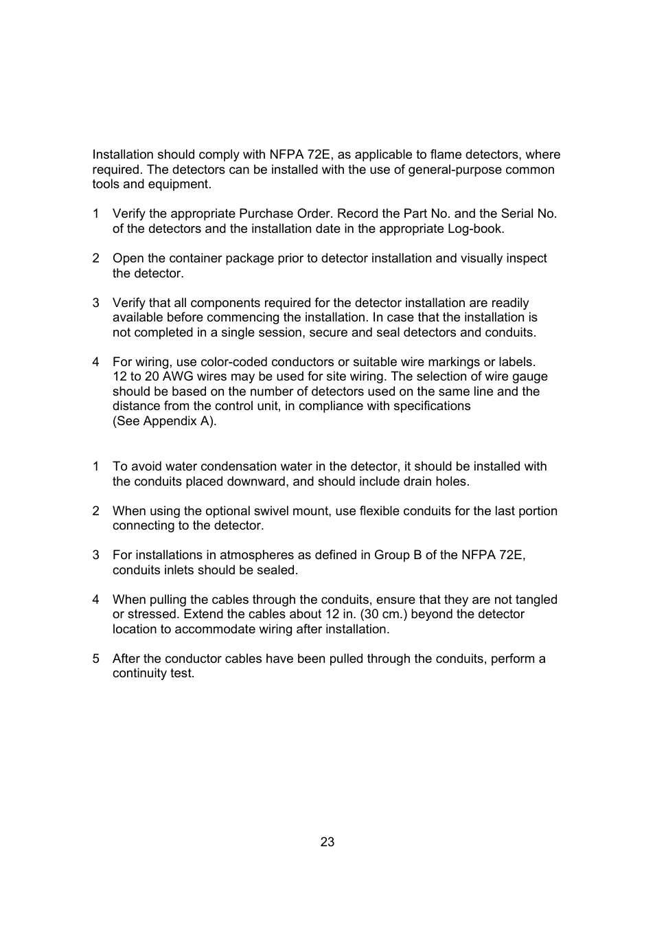 Spectrex 20/20R - Single IR Flame Detector User Manual | Page 31 / 62