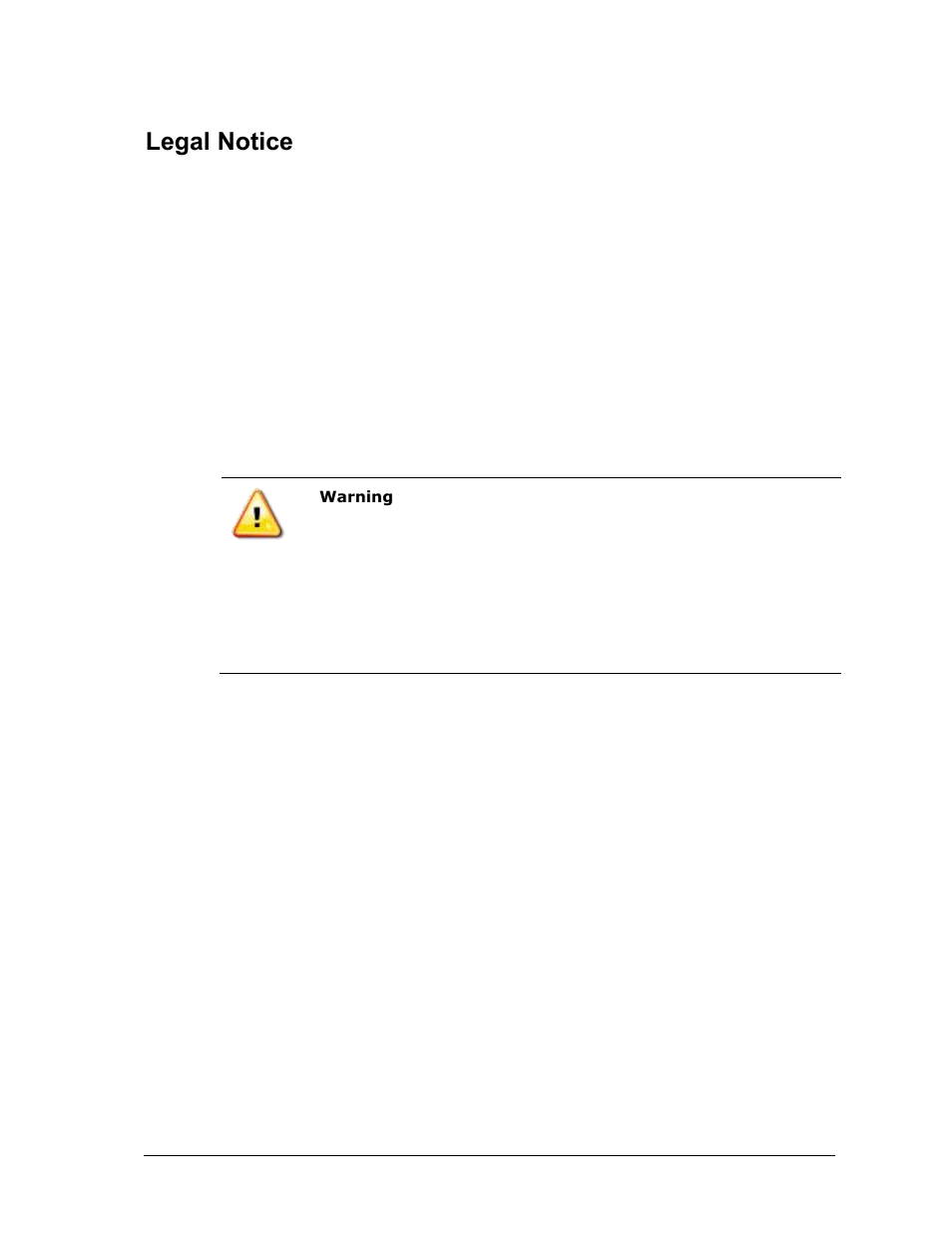 Legal notice | Spectrex Xenon 700 SIL Open-Path Gas Detection System User Manual | Page 3 / 76