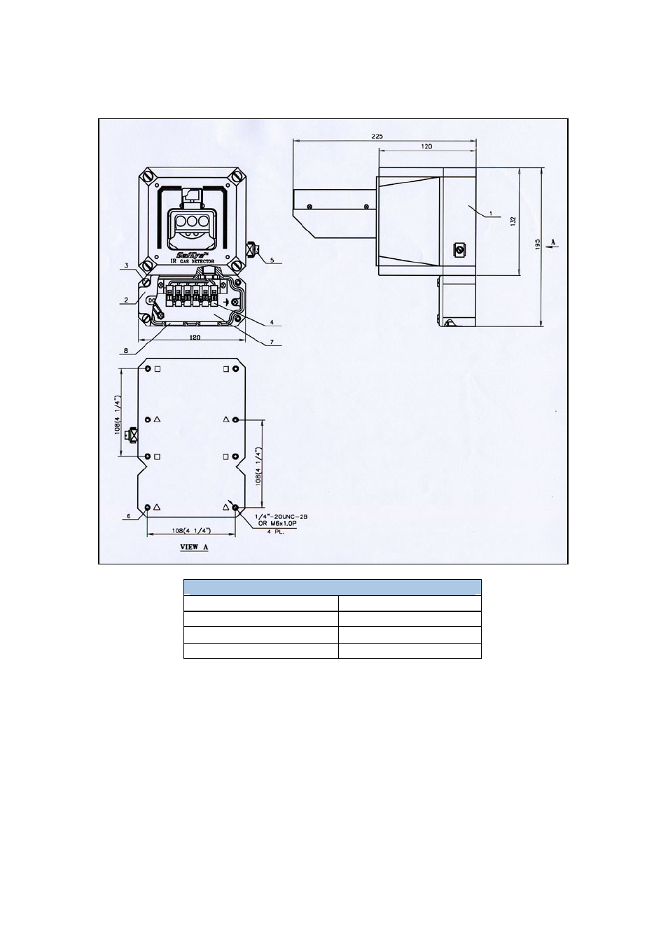 Spectrex Series 300 Open-Path Gas Detection System User Manual | Page 72 / 74