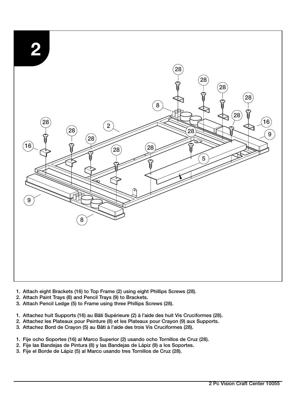 Studio Designs 2 Pc Vision Craft Center User Manual | Page 8 / 14