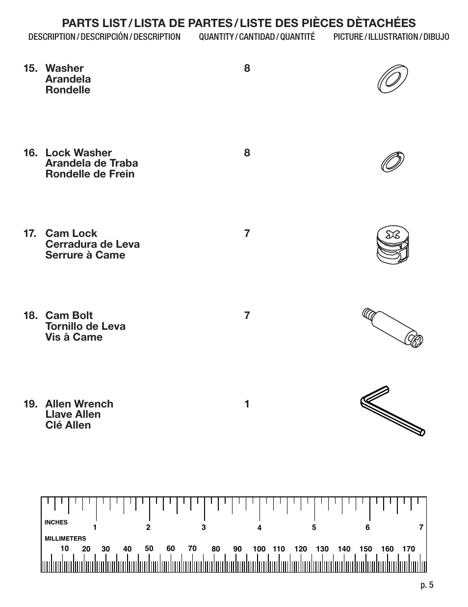 Studio Designs Americana II Drafting Table – 30 x 42 inches User Manual | Page 5 / 11