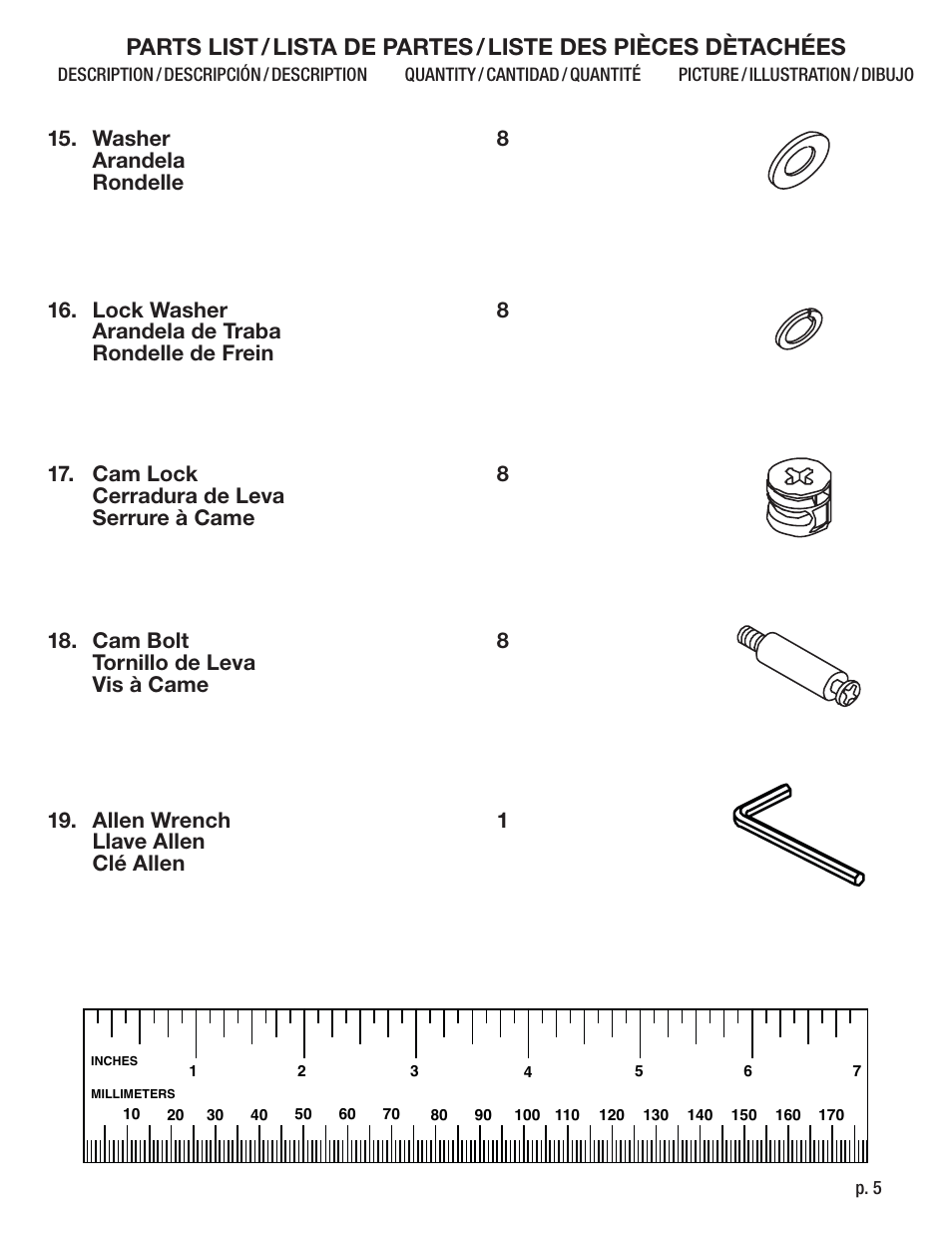 Studio Designs Americana II Drafting Table – 36 x 48 inches User Manual | Page 5 / 11