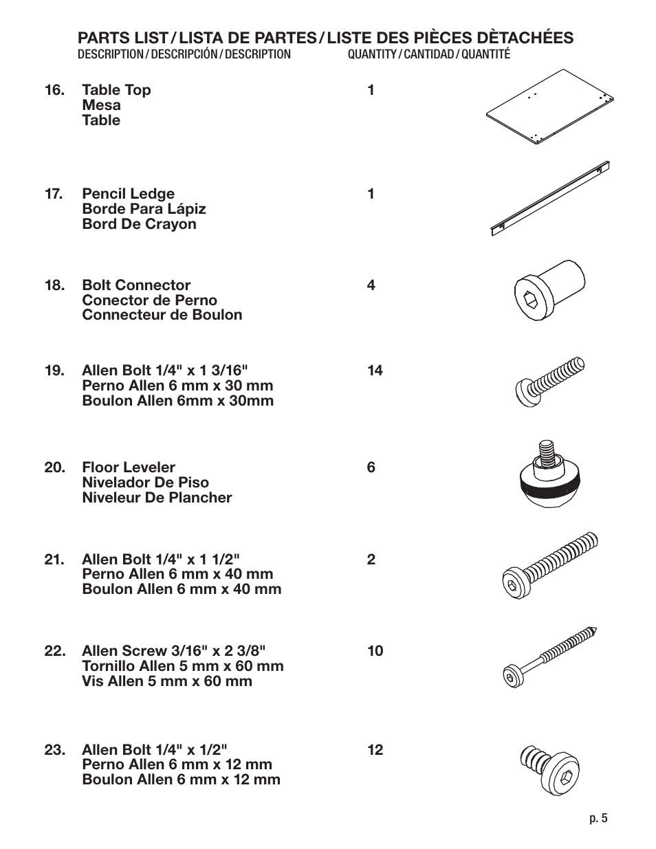 Studio Designs Comet Center with Stool User Manual | Page 5 / 13