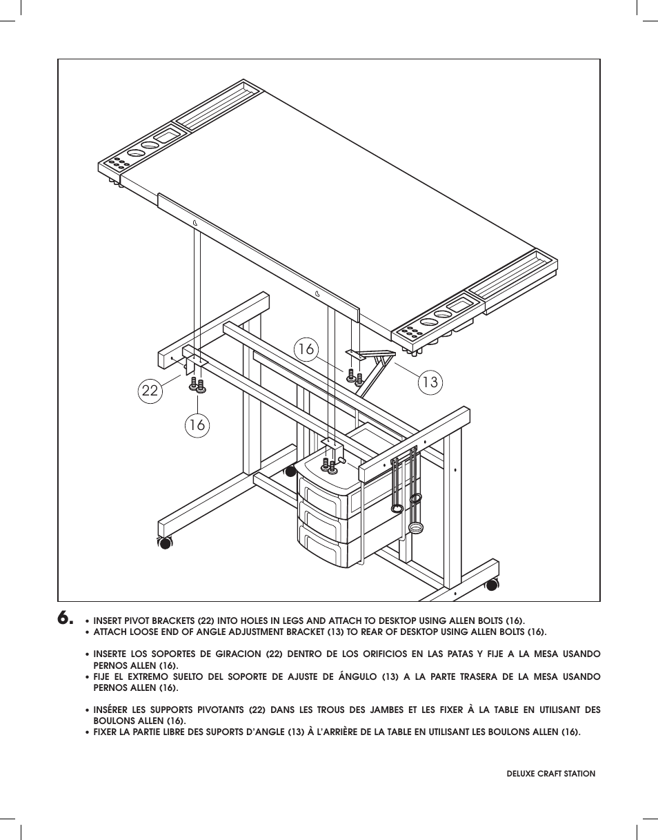 Studio Designs Deluxe Craft Station User Manual | Page 11 / 12