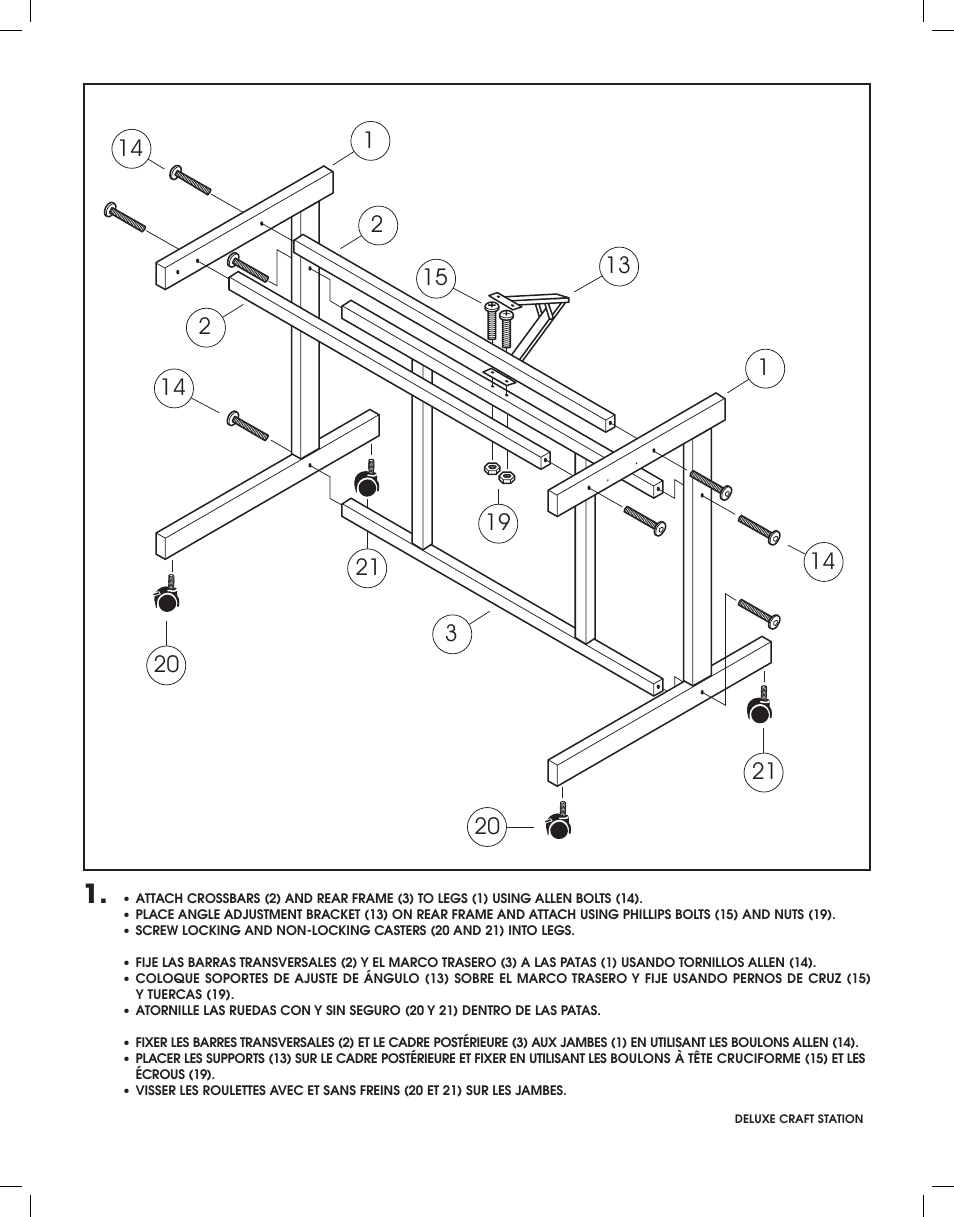 Studio Designs Deluxe Craft Station User Manual | Page 6 / 12