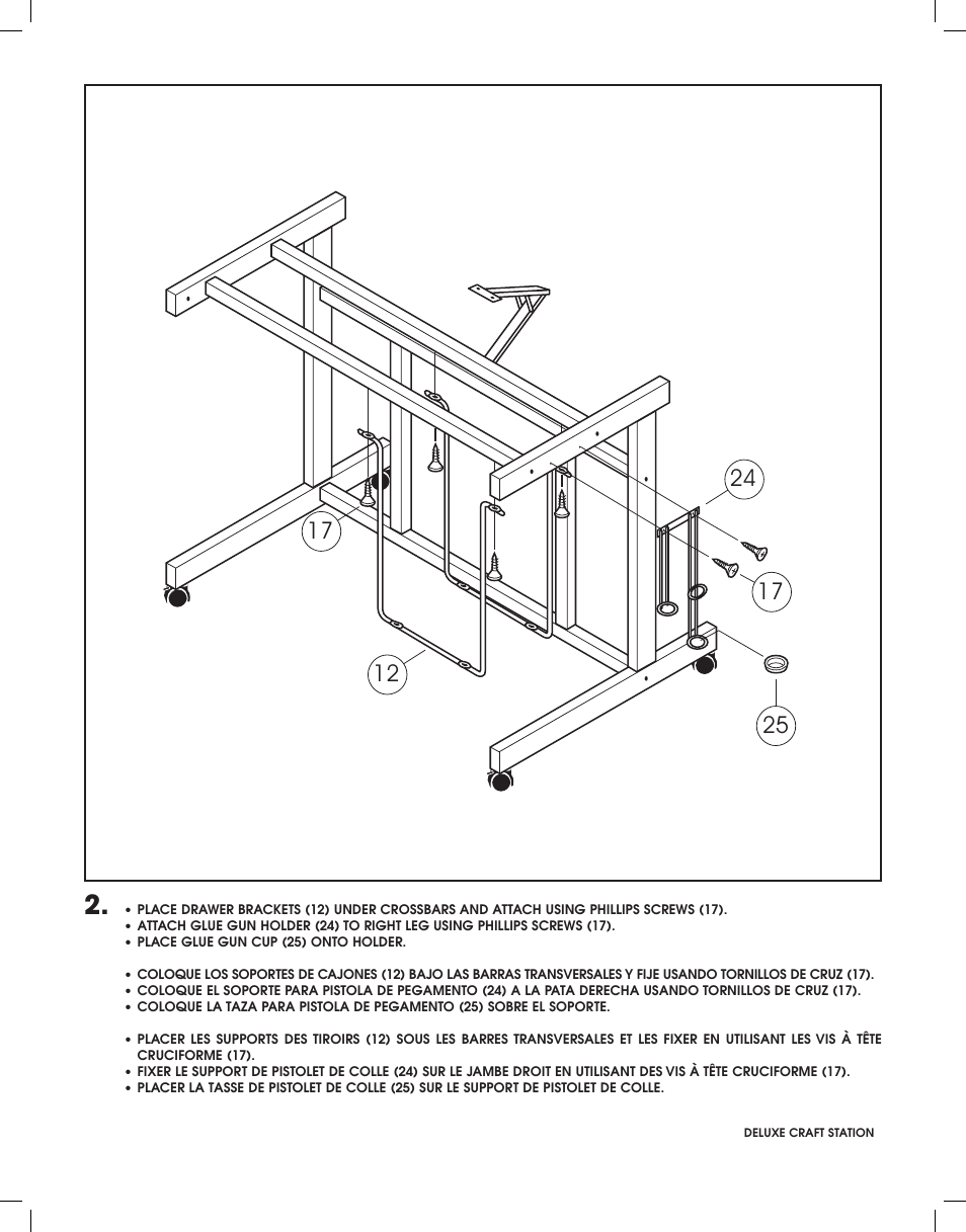 Studio Designs Deluxe Craft Station User Manual | Page 7 / 12