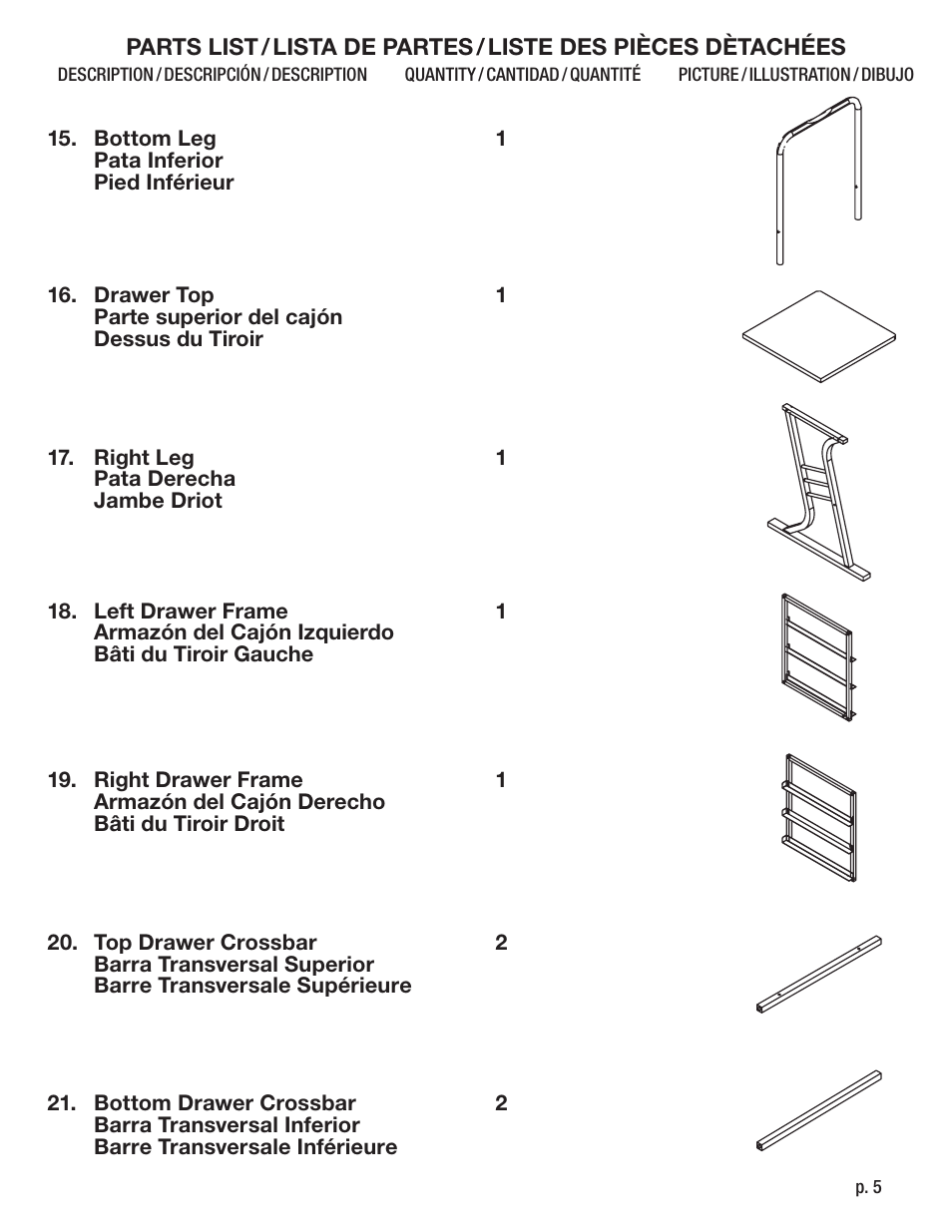 Studio Designs Eclipse Craft Center User Manual | Page 5 / 14