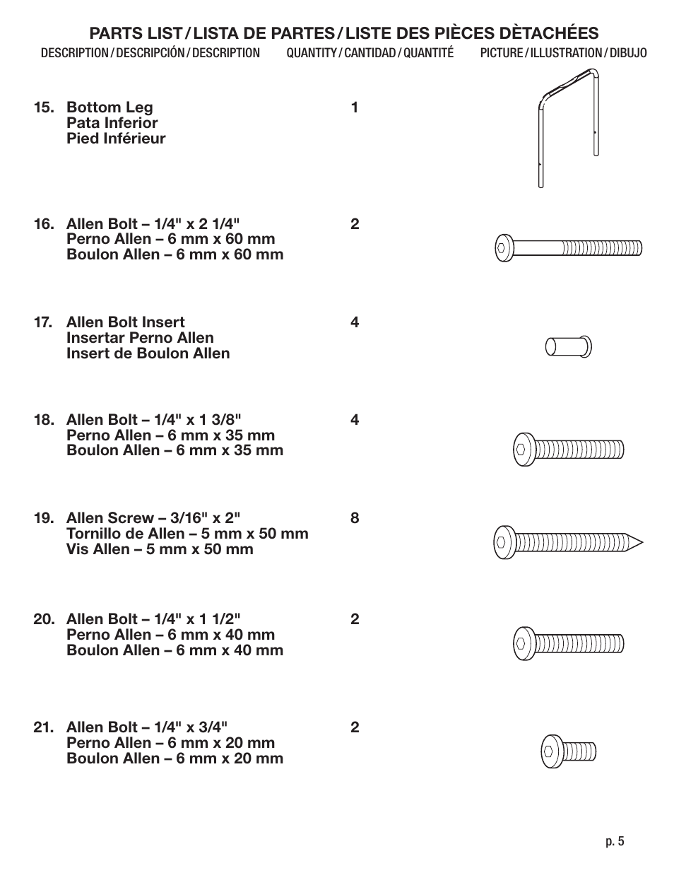 Studio Designs Eclipse Table with Stool User Manual | Page 5 / 11