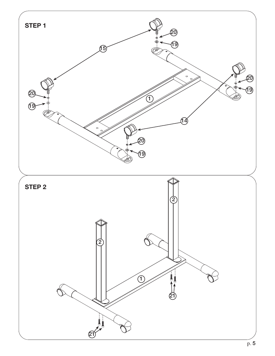 Studio Designs Europa Split Top Desk User Manual | Page 5 / 10