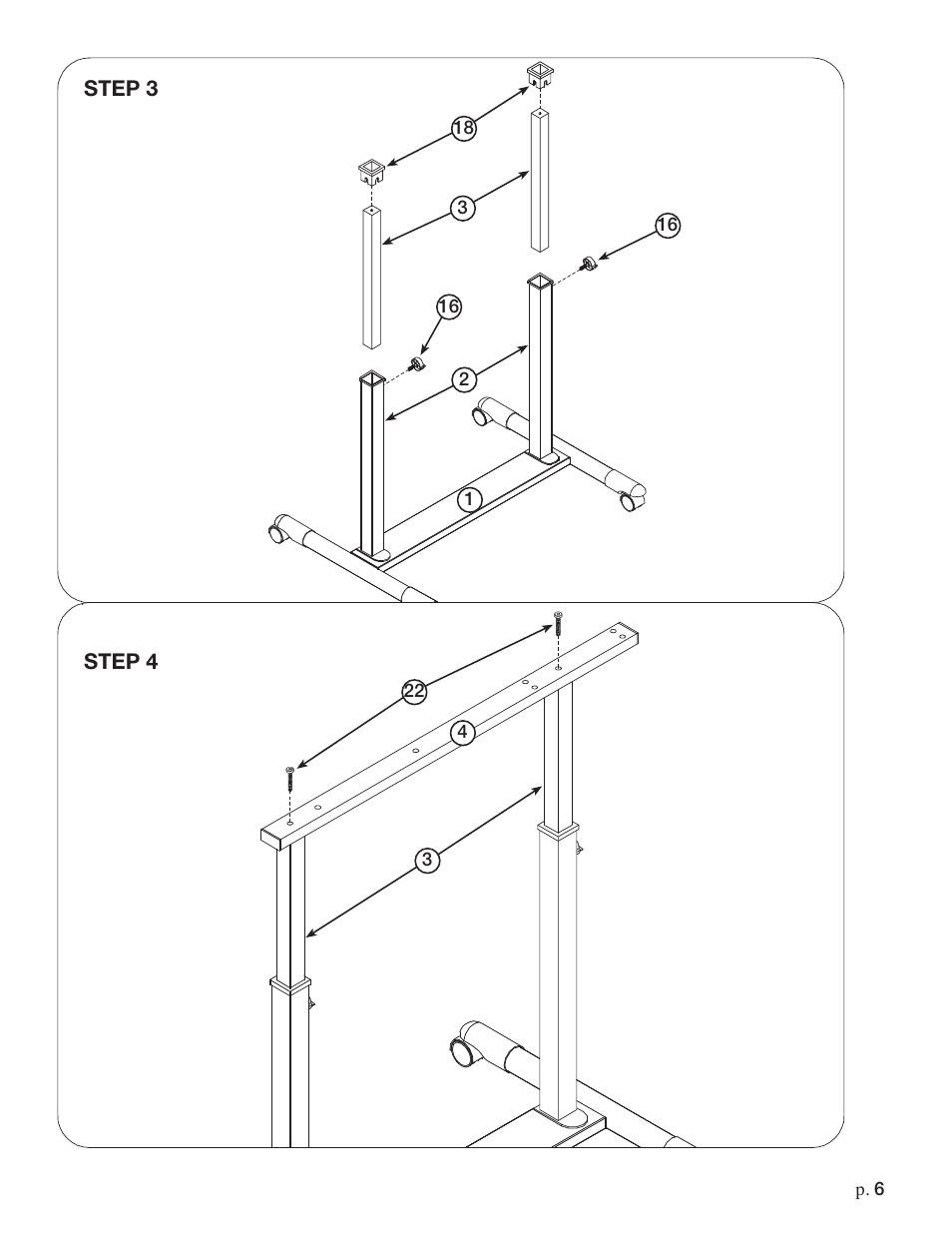 Studio Designs Europa Split Top Desk User Manual | Page 6 / 10