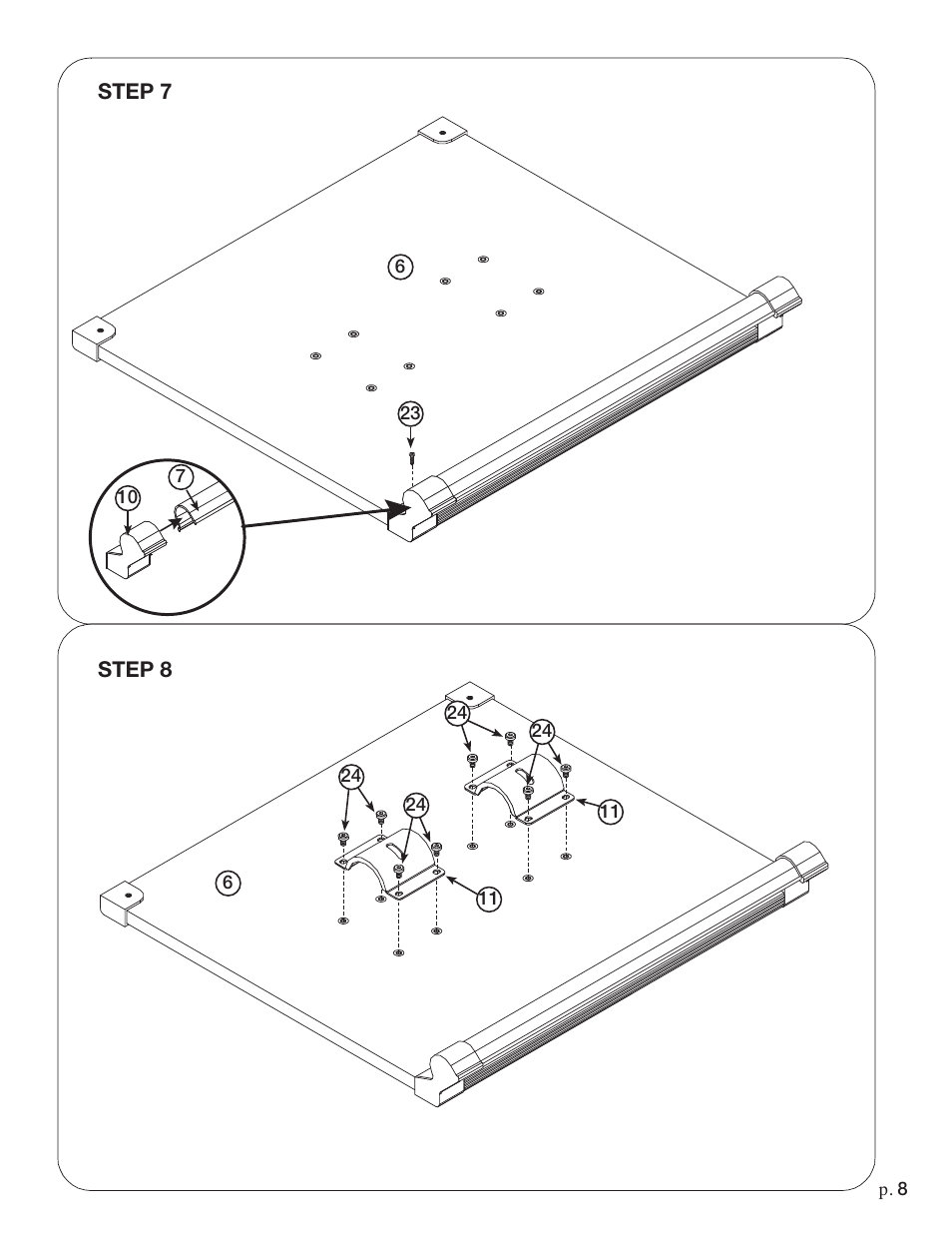 Studio Designs Europa Split Top Desk User Manual | Page 8 / 10