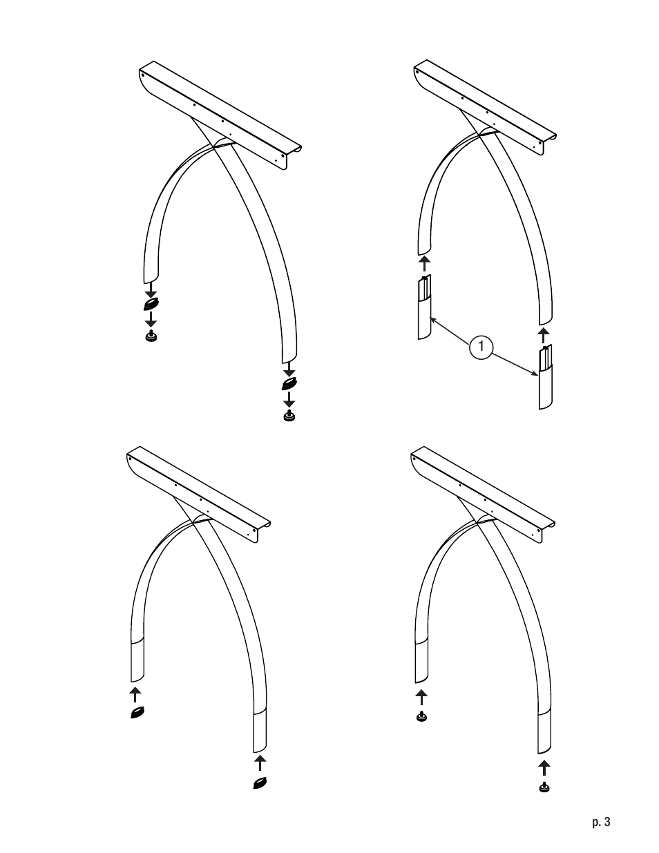 Studio Designs Futura Leg Extension User Manual | Page 3 / 4