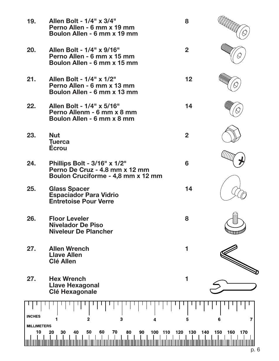 Studio Designs Futura LS WorkCenter with Tilt User Manual | Page 6 / 12