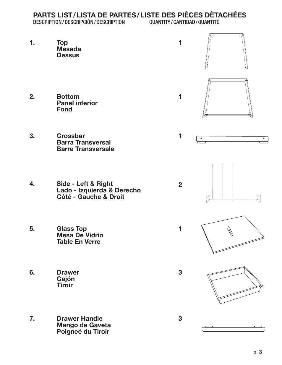 Studio Designs Futura Mobile Storage Cart User Manual | Page 3 / 9