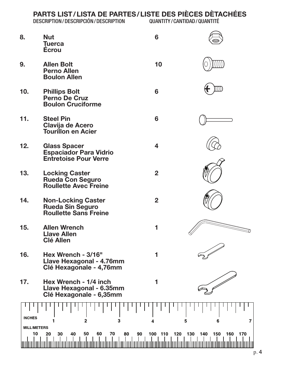 Studio Designs Futura Mobile Storage Cart User Manual | Page 4 / 9