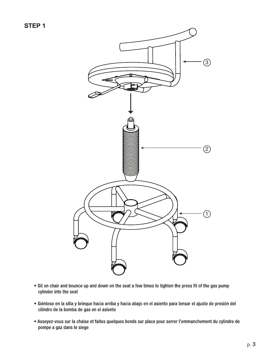 Studio Designs Futura Stool User Manual | Page 3 / 4