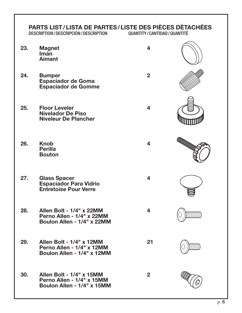 Studio Designs Futura Tower User Manual | Page 6 / 17