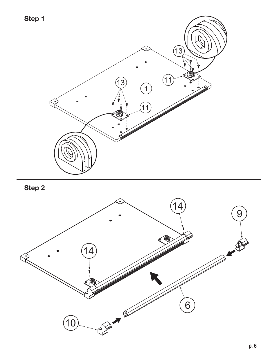 Studio Designs Graphix II Workstation – 24 x 36 inches User Manual | Page 6 / 10