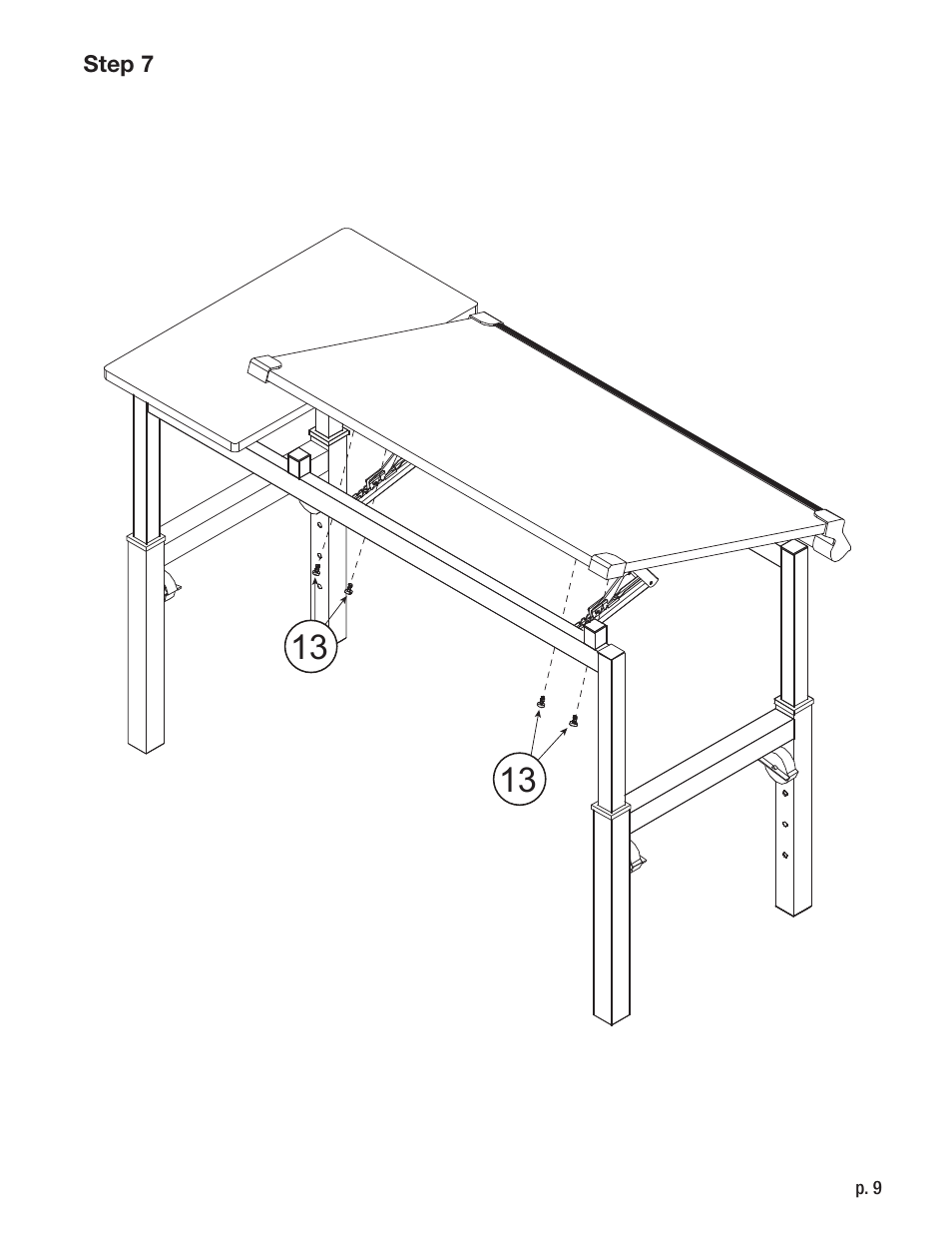 Studio Designs Graphix II Workstation – 24 x 36 inches User Manual | Page 9 / 10