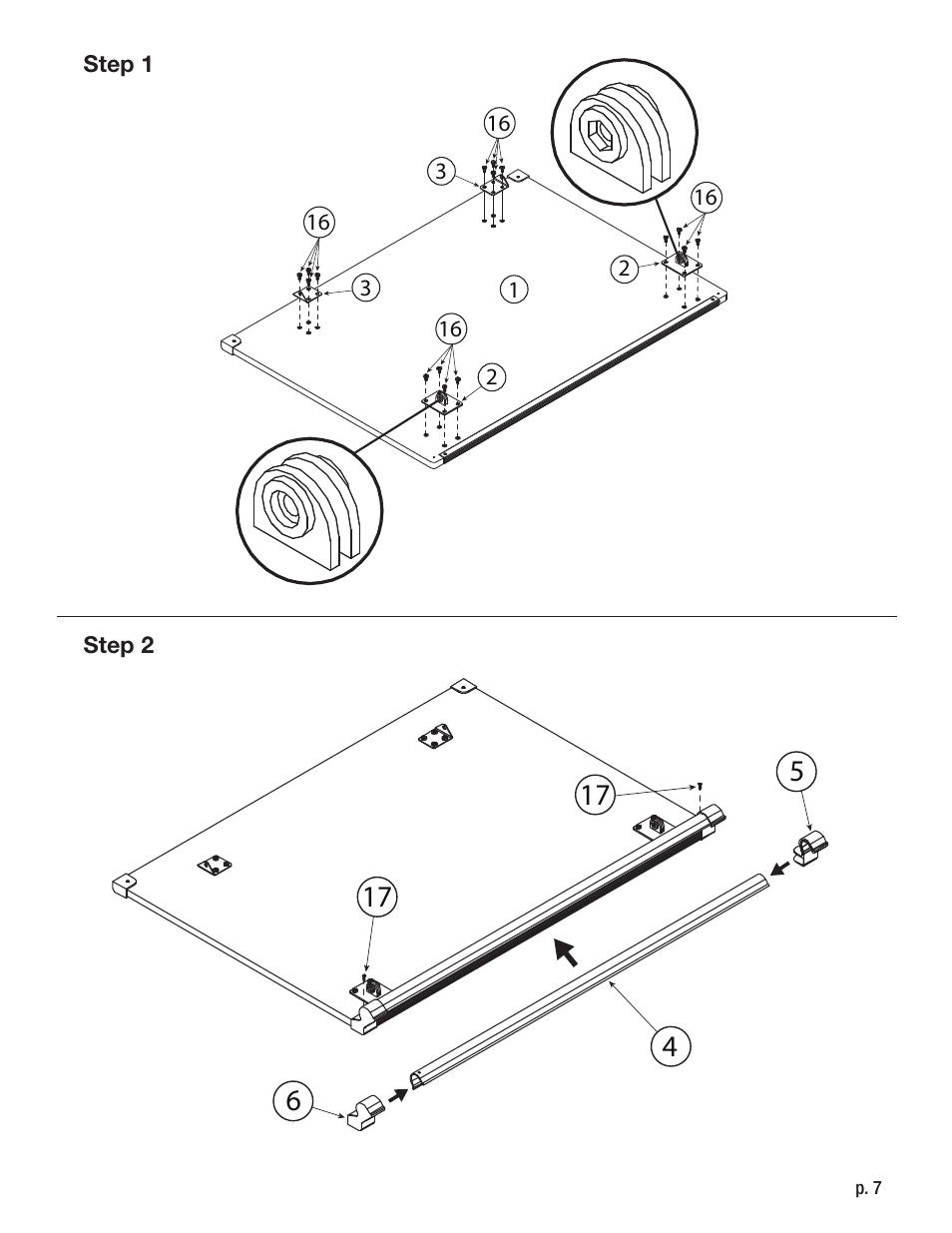 Studio Designs Graphix II Workstation – 30 x 42 inches User Manual | Page 7 / 12