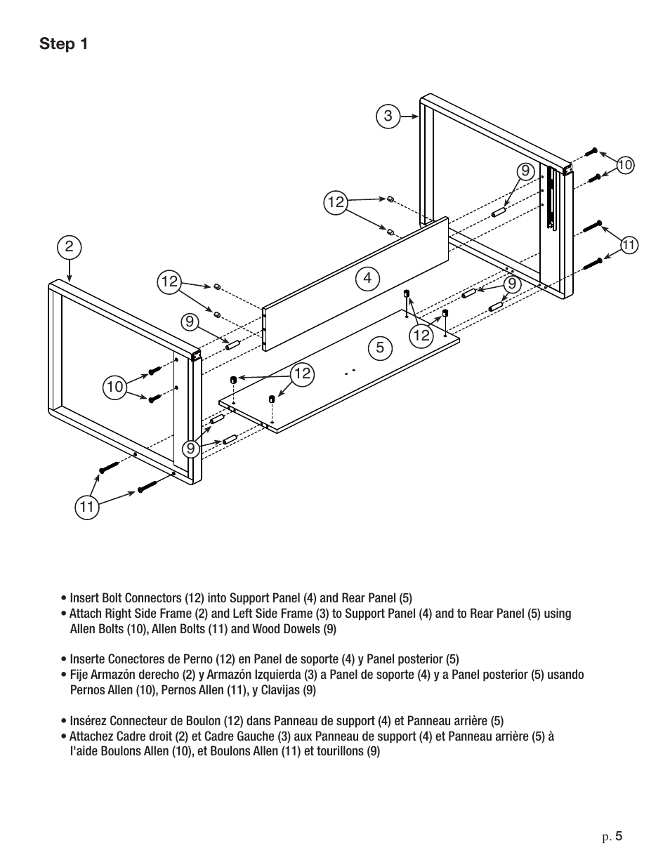 Studio Designs Ponderosa Glass Topped Table User Manual | Page 5 / 9