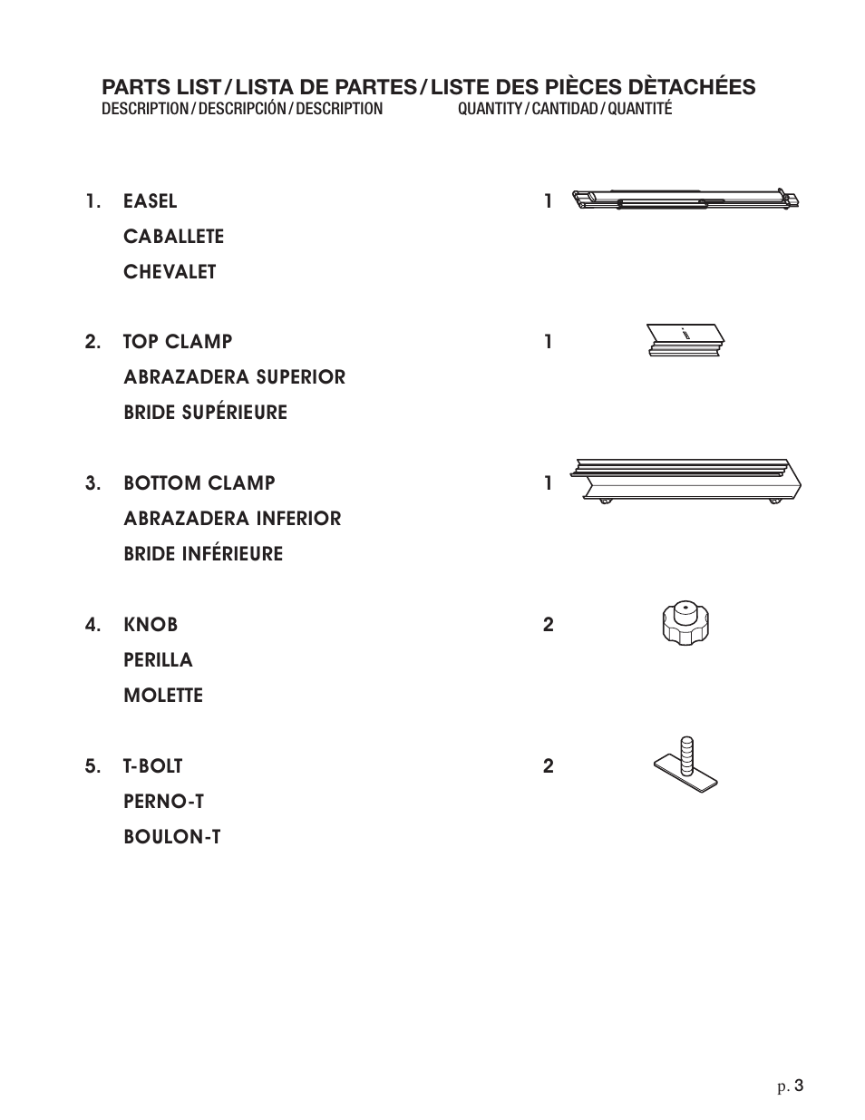 Studio Designs Premier Easel User Manual | Page 3 / 6