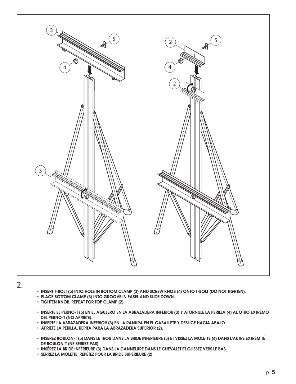 Studio Designs Premier Easel User Manual | Page 5 / 6